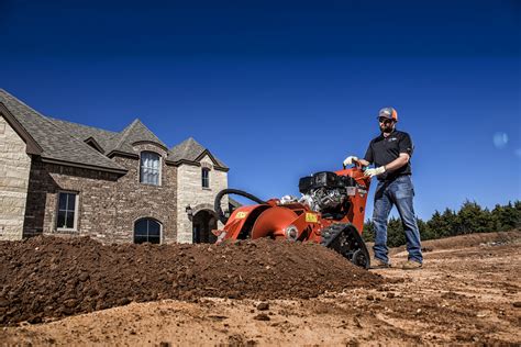 stand behind trencher attachment